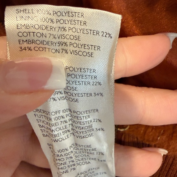 💋Anthropologie Tan Teddy Jacket 019 - Picture 6 of 6